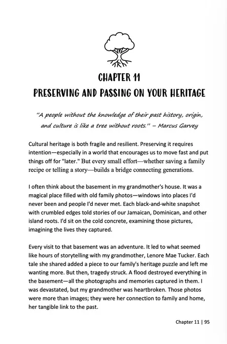 Chapter 11 opening page: Preserving and Passing On Your Heritage